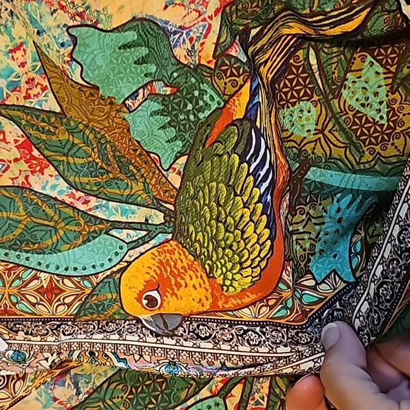 Farm rio medium faux wrap parrot toucan 🦜 dress - Picture 3 of 10